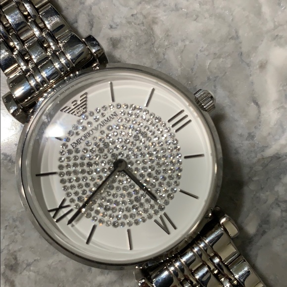 Emporio Armani Silver Watch - Picture 6 of 7